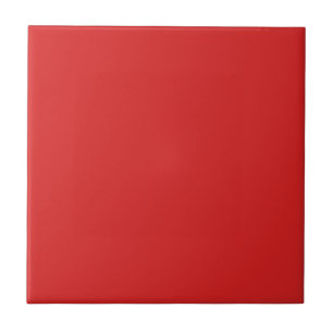 Maximum Red Solid Colour Tile