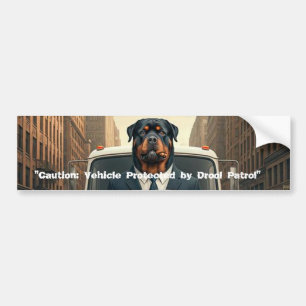 Maximus Bumper Drool Patrol Bumper Sticker