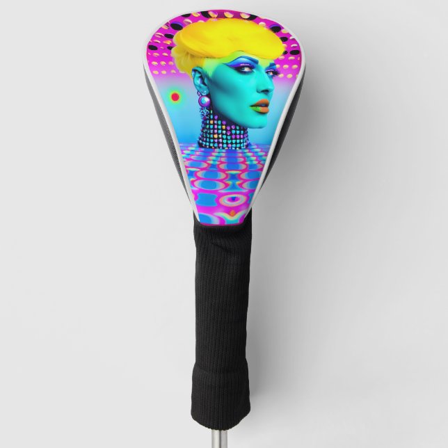 Maxine Headroom Golf Head Cover (Front)