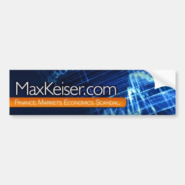 MaxKeiser.com Bumper Sticker (Front)