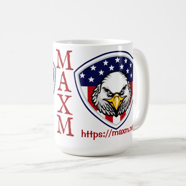 MaxM Coffee Mug (Front Right)