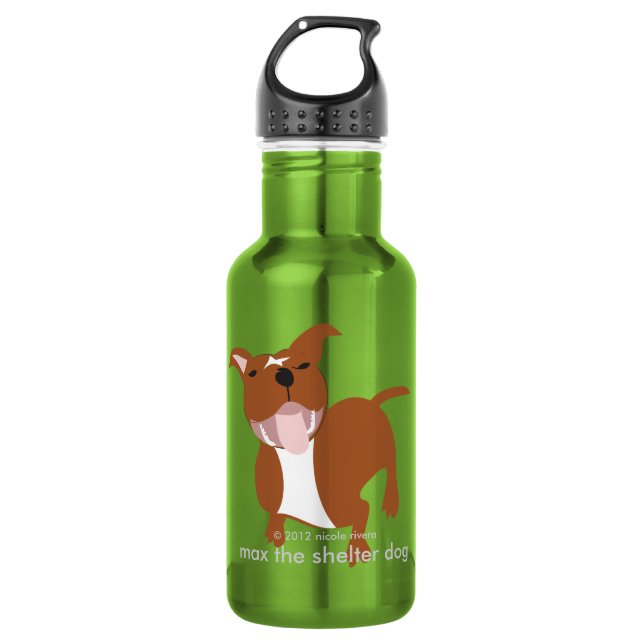 Max's Stay Hydrated Stainless Steel Water Bottle (Front)