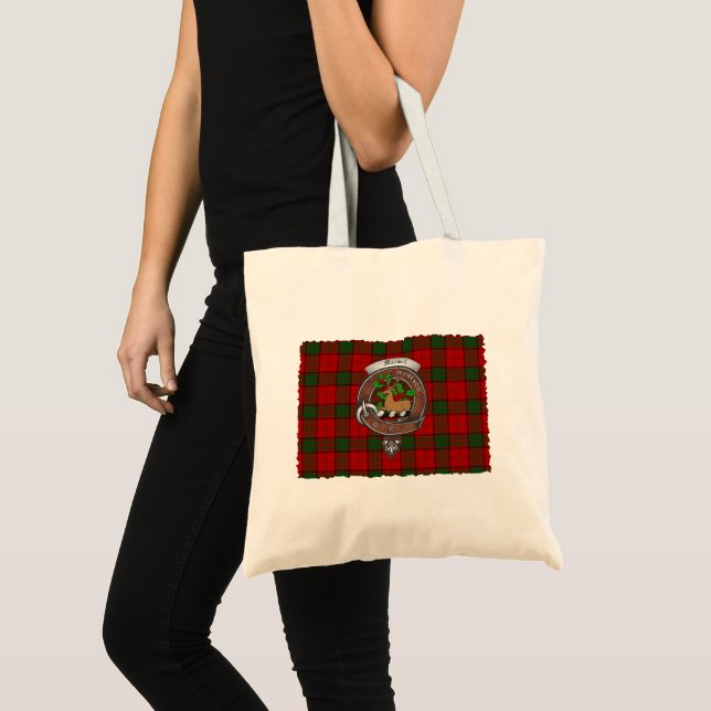 Maxwell Clan Badge Tartan Tote (Front (Product))