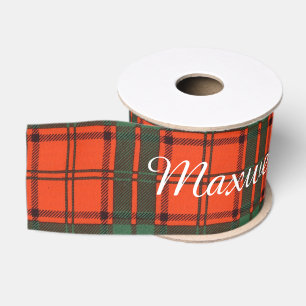 Maxwell clan Plaid Scottish tartan Grosgrain Ribbon