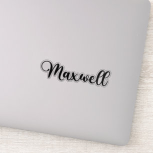 Maxwell Name - Handwritten Calligraphy