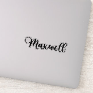Maxwell Name - Handwritten Calligraphy
