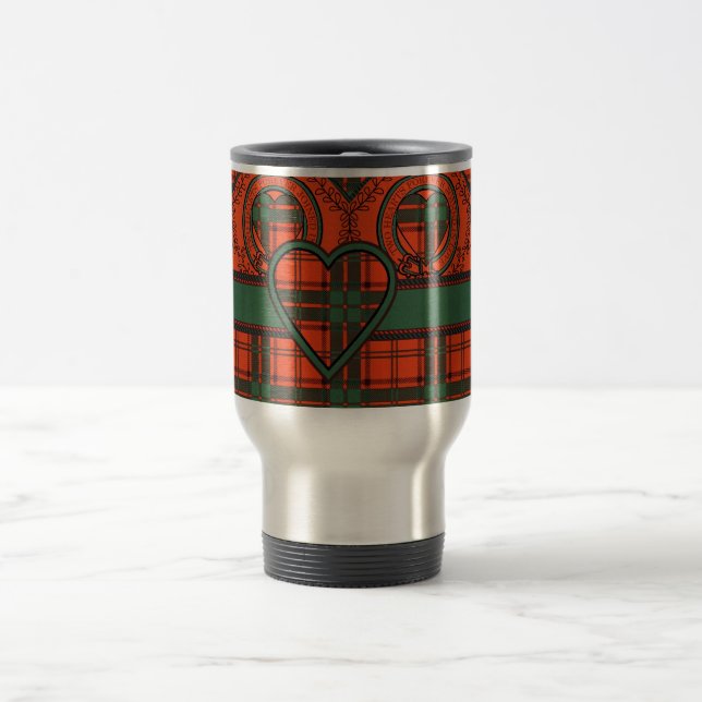 Maxwell Scottish Tartan Travel Mug (Center)