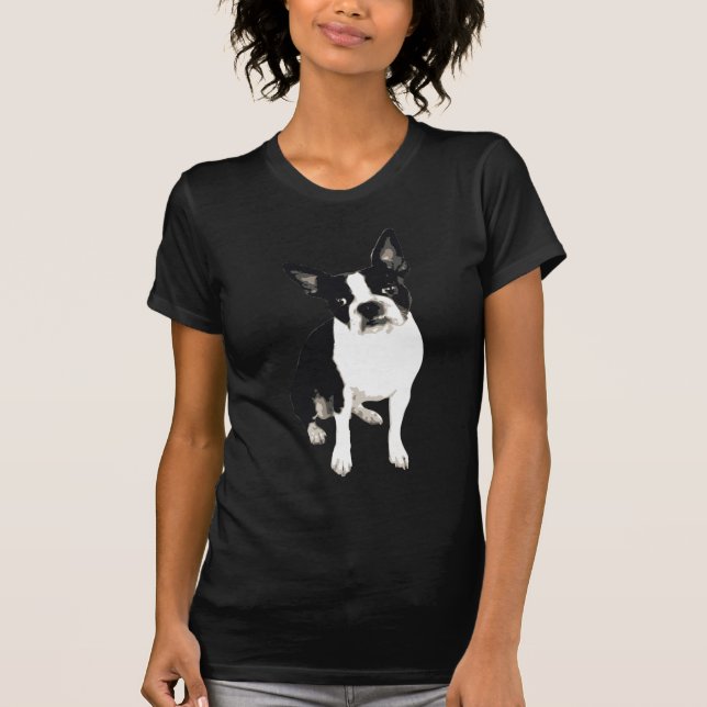 Maxx Boston Women's Black T-Shirt (Front)