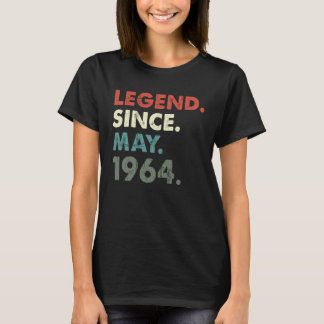 May 1964 Legendary Year 1964 Retro 1964 Legend Sin T-Shirt