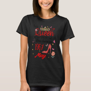 May 1967 Birthday This Queen Was Born In May 1967 T-Shirt