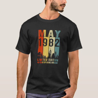 May 1982 40 Years Of Being Awesome T-Shirt