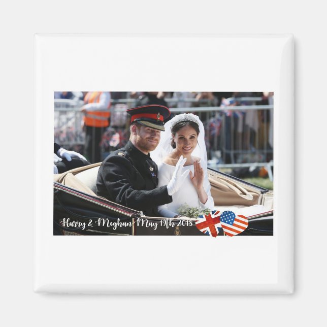 May 19th 2018: When Harry married Meghan Magnet (Front)