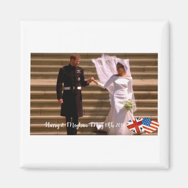 May 19th 2018: When Harry married Meghan Magnet (Front)
