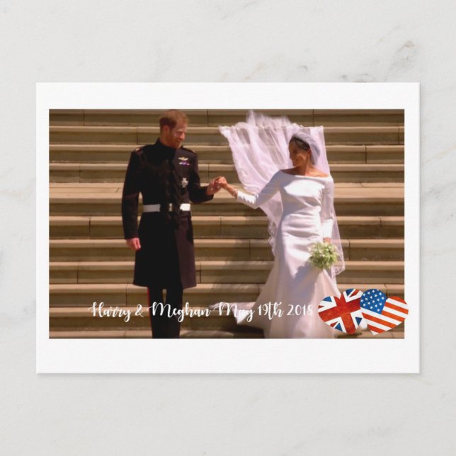 May 19th 2018: When Harry married Meghan Postcard (Front)