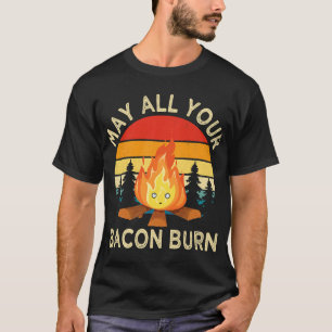 May all your Bacon burn grilling Steak cooking Bee T-Shirt