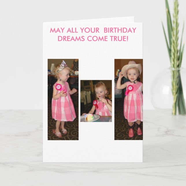 May All Your Birthday Dreams Come True! Card (Front)