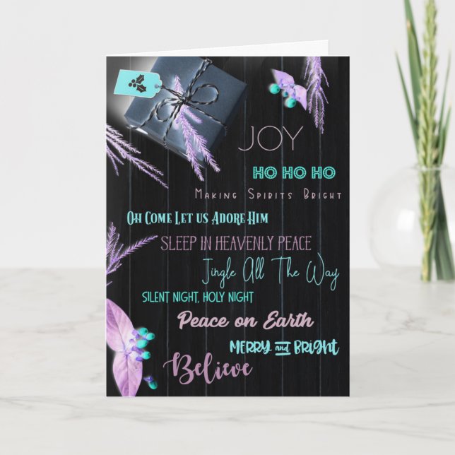 MAY "ALL" YOUR CHRISTMAS WISHES COME TRUE CARD (Front)