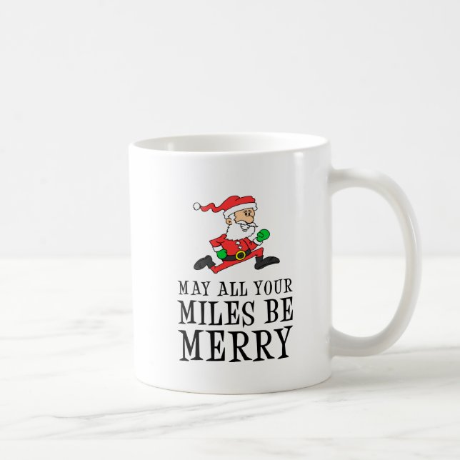 May All Your Miles Be Merry Santa Mug (Right)