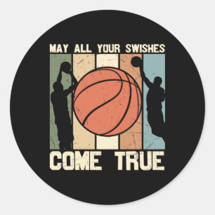 May All Your Swishes Come True Classic Round Sticker