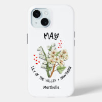 MAY Birth Month Flower Custom Name