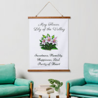 May Birth Month Flower Lily of the Valley Floral