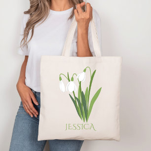 May Birth Month Flower Lily of the Valley Tote Bag
