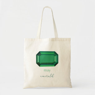 May Birthstone Emerald Tote Bag