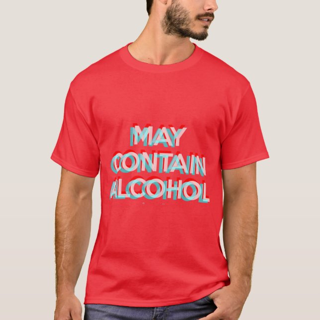 May Contain Alcohol boy T-Shirt (Front)