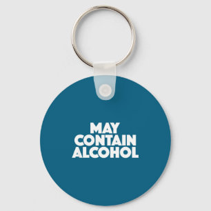 May Contain Alcohol Party Outfit Key Ring