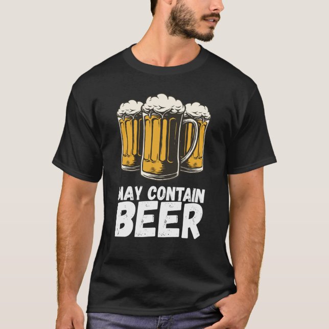 May Contain Beer T-Shirt (Front)