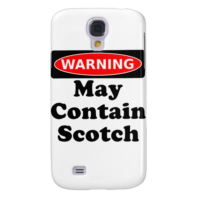 May Contain Scotch Case-Mate Samsung Galaxy Case (Back)