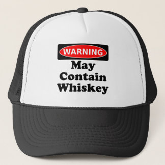 May Contain Whiskey Trucker Hat