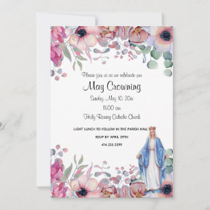 May Crowning Invitations