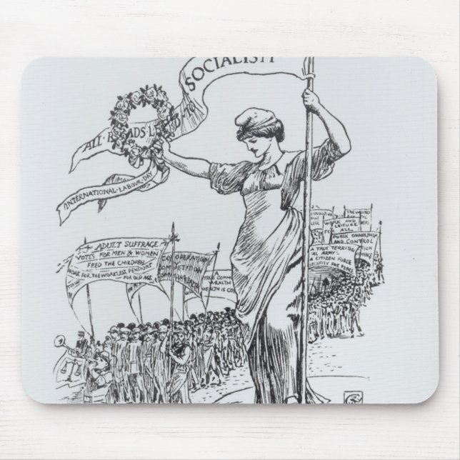 May Day, 1907 Mouse Mat (Front)