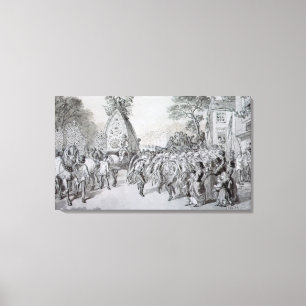 May Day at Bowdon, Cheshire Canvas Print