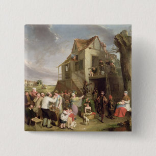 May Day, c.1811-12 (oil on canvas) 15 Cm Square Badge