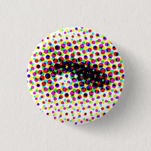 May Eye? 3 Cm Round Badge (Front)