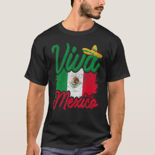 May Fifth Patriotic Viva Mexico Vintage Distressed T-Shirt