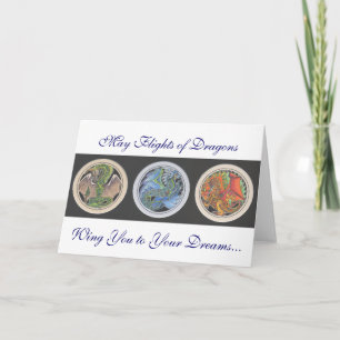 "May Flights of Dragons..." Card