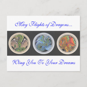 May Flights of Dragons... Postcard