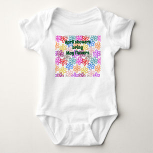 May Flowers Baby Bodysuit