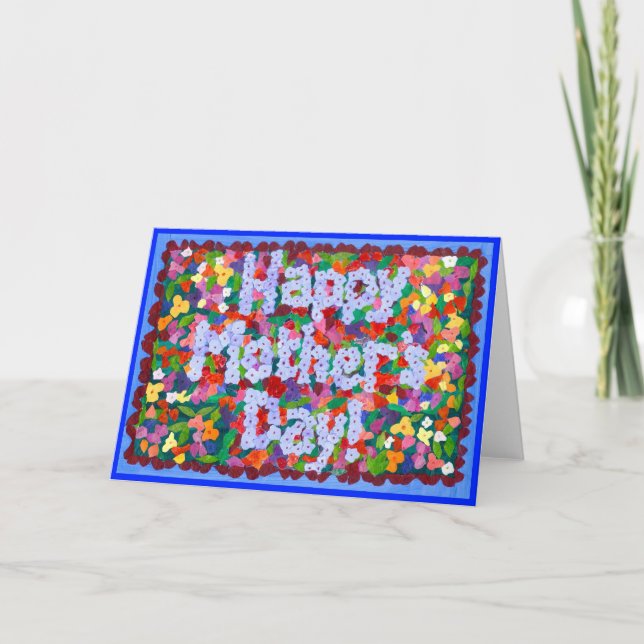 'May Garden' Mother's Day Card (Front)