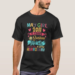 May Girl 2011 11 Years Old 11 Sunshine Birthday T-Shirt