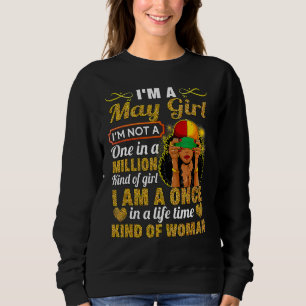 May Girls Taurus Birthday Gift Once In Lifetime Ki Sweatshirt
