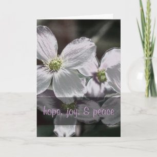 May God give you hope, joy, and peace Romans 15:13 Holiday Card