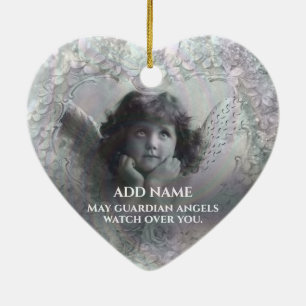 May Guardian Angels Watch Over You Ceramic Tree Decoration