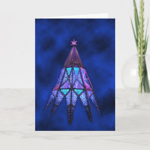 May Happiness Glow at Christmas Holiday Card