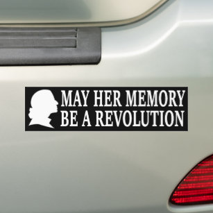May Her Memory Be A Revolution RBG Bumper Sticker