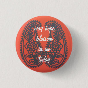 May Hope Blossom Button