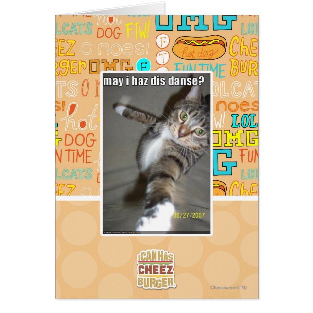 may I haz dis dance? (Front)